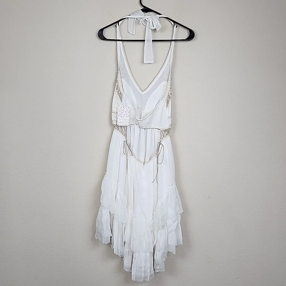 Free People Lace Up Bridal Dress - Picture 3 of 14